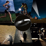 najiaxiaowu Rechargeable LED Headlamp 3 Packs,COB230° Wide Light Headlamp, 5 Modes of Lightweight Headlamps with Motion Sensors, Type-C USB Charging Headlamps,Suitable for Night Running