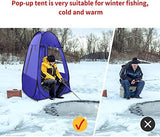 Pop Up Tent, Clear Outdoor Tents Sports Fishing, Rainproof and Windproof Beach Camping, Lightweight and Sturdy, Easy Set Up, UPF 50+ Portable Folding 39" x 64"