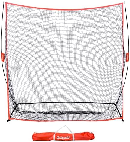 GoSports Golf Practice Hitting Net - Choose Between Huge 10 x7 ft or 7 x7 ft Nets -Personal Driving Range for Indoor or Outdoor Use - Designed by Golfers for Golfers