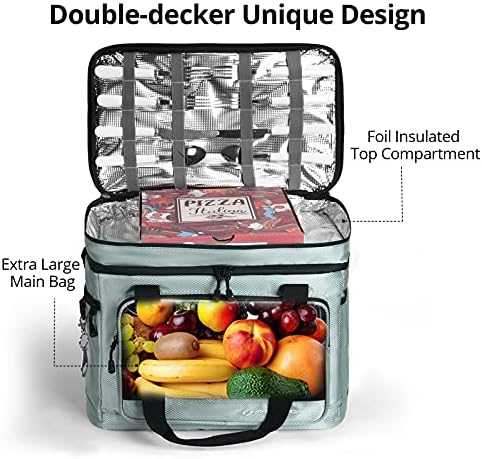 Maelstrom Soft Cooler Bag,Collapsible Soft Sided Cooler,24/30/60/75 Cans Beach Cooler,Ice Chest,Large Leakproof Camping Cooler,Portable Travel Cooler for Grocery Shopping,Camping,Road Trips