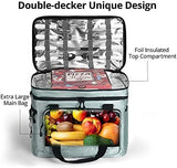 Maelstrom Soft Cooler Bag,Collapsible Soft Sided Cooler,24/30/60/75 Cans Beach Cooler,Ice Chest,Large Leakproof Camping Cooler,Portable Travel Cooler for Grocery Shopping,Camping,Road Trips
