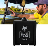 DESERT FOX GOLF Phone Caddy – Adjustable Golf Cart Phone Holder with Secure Strap for Hands-Free GPS & Golf Apps – Universal Fit