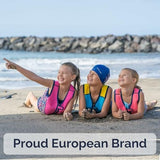 Limmys Premium Kids Swim Vest - Toddler Swim Jacket and Buoyancy Swimming Aid - Modern Design Swimming Vest for Boys, Girls and Babies - Drawstring Bag Included