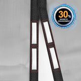 Magnetic Screen Door Left Right Side Opening Polyethylene Terephthalate Mesh Greater Than Fiberglass and Polyester Easy Install Fit Door Size