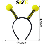 TIHOOD 14PCS Bee Tentacle Headbands Bee Hair Bands Hair Hoop for Women Girls Halloween Christmas Party Supplies