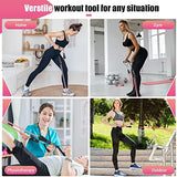 Resistance Bands with Handles for Women, 5 Level Exercise Bands Workout Bands for Physical Therapy, Yoga, Pilates, Door Anchor, Storage Pouch