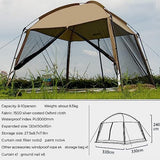 GVDV Screen House Tent 11x11 Ft Mesh Net, Outdoor Camping Screen Room Sun Shade Gazebo Shelter Included Carry Bag, Easy Setup & Waterproof, Perfect for Family Picnic, Backyards, BBQ and Party