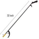 DMI 2 Pack, 32 Inch Reacher Grabber PickupTool for Seniors, Disabled or After Surgery, Claw Reaching Assist Tool, Trash Grabber Arm Extension, Non-Folding Grabbers for Seniors, Magnetic Claw