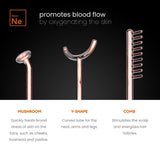 NuDerma Professional Skin Therapy Wand - Portable Skin Therapy Machine with 6 Neon & Argon Wands – Boost Your Skin – Clear Firm & Tighten