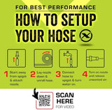 Flexzilla Garden Hose 5/8 in. x 75 ft., Lightweight All-Weather Water Hose, Durable and Flexible, Leak-Free Connections