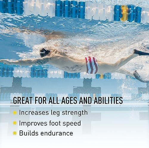 FINIS Long Floating Swim Fins - Training Fins for All Ages - Improves Kick Technique & Body Position