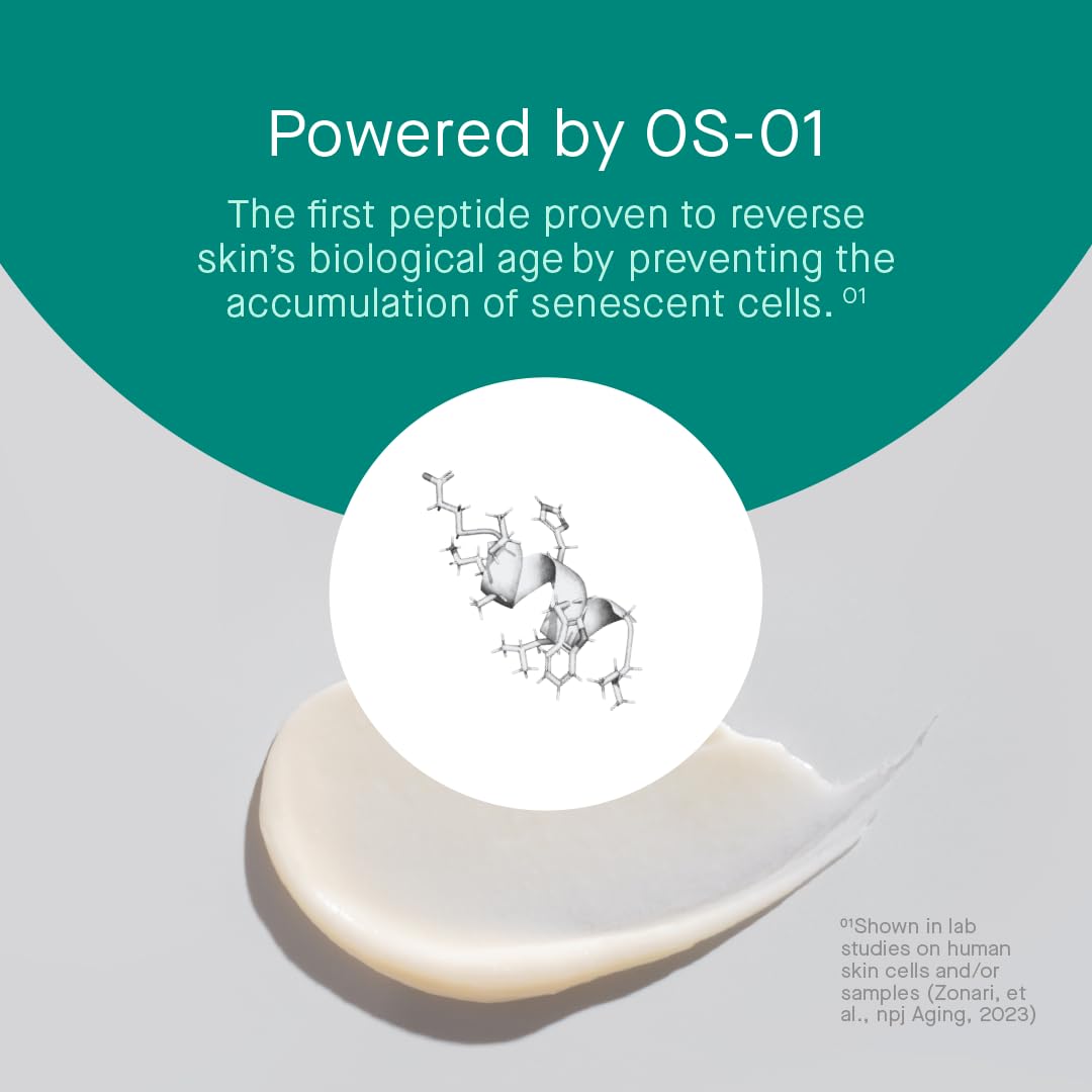 oneskin EYE OS-01 Peptide Skin Longevity Eye Cream - Improves Skin Hydration and Firmness, Safe for Sensitive Skin