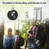 Portable Shower for Camping, 5 Gal/20 L Solar Heating Camping Shower Bag with Shower Pump, Portable Shower Head, Essential for Camping,Festivals, Overlanding, Beach Trips,Outdoor Showers