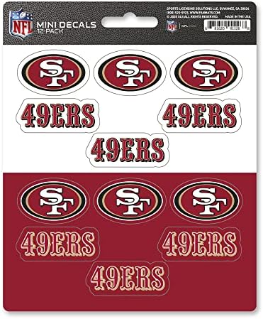 FANMATS NFL Unisex-Teen NFL Mini Decal 12-E2pk