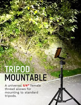 LED Rechargeable Magnetic Work Light 40W 1500Lumens, Hanging Hook 4 Lighting Modes, Job Site Lighting for Car Repairing, Camping, Hunting, and Hurricane(Orange)