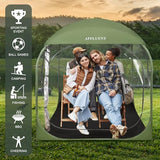 AFFLUENT Thickened PVC Sports Tent - All-Weather Shelter Pod for 2-6 Person, Pop-Up Shelter, Instant Setup, Removable Top & Sealed Floor for Outdoor Events, Soccer, Rugby