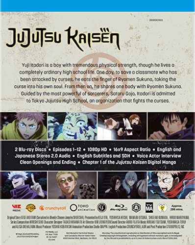 Jujutsu Kaisen Season 1 Part 1 (BD) [Blu-ray]