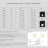 Current Sensing Switch Induction Relay AC Linkage Device PLC Signal Over Limit Closed AC 0.2-30A