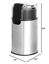 Amazon Basics Fast Electric Coffee Grinder for Home Use, Easy to Use Coffee Bean and Spice Grinder with Heavy-Duty Stainless Steel Grind Blades
