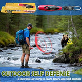 120dB Electronic Air Horn with Compass & Thermometer- Bear Horn to Scare Bears - Self Defense for Hiking