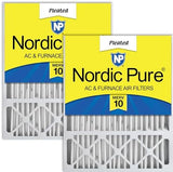 Nordic Pure 20x25x5 (19_7/8 x 24_7/8 x 4_3/8) Honeywell/Lennox Replacement MERV 10 Air Filters 2 Pack
