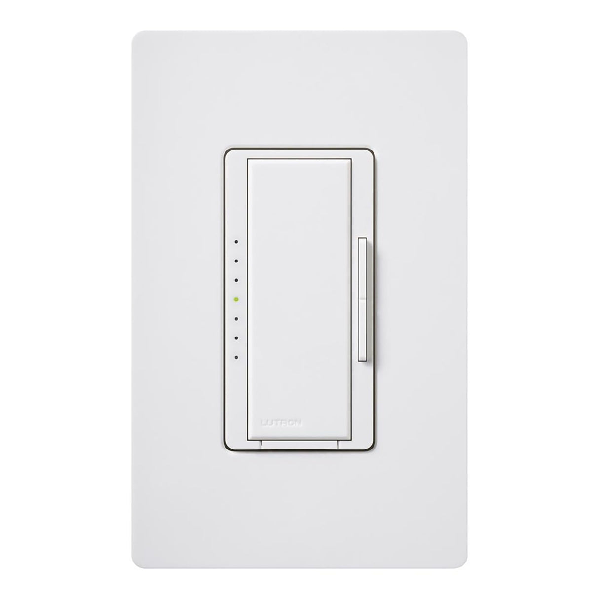 Lutron Maestro LED+ Dimmer Switch for Dimmable LED, Halogen and Incandescent Bulbs, 150W/Single-Pole or Multi-Location, MACL-153M-WH, White
