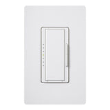 Lutron Maestro LED+ Dimmer Switch for Dimmable LED, Halogen and Incandescent Bulbs, 150W/Single-Pole or Multi-Location, MACL-153M-WH, White