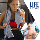 VENTURE 4TH Quick Dry Travel Towel - Fast Drying Ultra Soft Microfiber Towels - Essential for Camping, Backpacking, Yoga, Swimming, Gym, Sports and Beach - 3 Compact Sizes