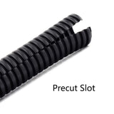 ZhiYo 100 FT 1/4” Wire Loom Split Tubing Auto Wire Conduit Flexible Cover