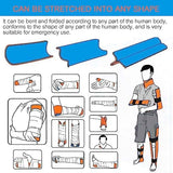 Ifak Trauma Kit, 74 Piece Upgrade Tactical First Aid Supplies, Molle Ifak Pouch Rip Away Refill Supplies for Survival Camping Hiking Travel