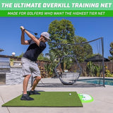 GoSports Golf Practice Hitting Net - Choose Between Huge 10 x7 ft or 7 x7 ft Nets -Personal Driving Range for Indoor or Outdoor Use - Designed by Golfers for Golfers