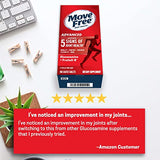 Move Free Advanced Glucosamine Chondroitin + Calcium Fructoborate Joint Support Supplement, Supports Mobility Comfort Strength Flexibility & Bone - 200 Tablets (100 servings)
