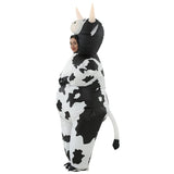 RHYTHMARTS Inflatable Costume Cow Costumes Fancy Dress Cosplay Blow Up Jumpsuit Christmas Halloween Costumes for Adult