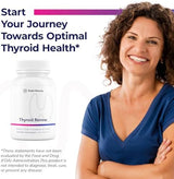 Thyroid Renew Supplement - Women’s Thyroid Support for Focus and Energy with Zinc Selenium Copper and Thyroid Superfoods - Made in The USA, 60 Capsules