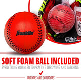 Franklin Sports Youth Teeball Glove - 9.0 Inch Neo-Grip Synthetic Leather Fielding Glove - Left & Right Handed Ready To Play with Ball