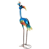 DREAMSOUL 30" Tall Bird Garden Statues Metal Standing Bird Outdoor Statues, 3D Funny Statue for Garden Patio Lawn
