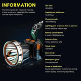High Power LED Headlamp Super Bright Adult Motion Sensor Headlight Spotlight Waterproof Rechargeable Outdoor Hunting Light Flashlight Portable Head lamp for Fishing Camping Hiking