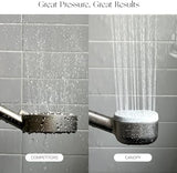 Canopy Handheld Filtered Shower Head & Scalp Massager - High Pressure Shower Head Filter for Hard Water - Shower Filter To Reduce Impurities for Healthier Scalp, Skin & Hair - Hair Growth - Nickel