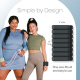 Bala Bangles Wrist & Ankle Weights for Women & Men - Adjustable Silicone Weighted Bracelet Set for Gym, Yoga, Pilates, Cardio & Strength Training - Wearable Arm & Leg Workout Weights