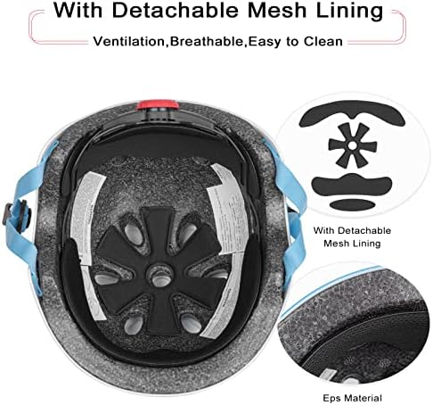 Kids Bike Helmet,Toddler Skateboard Helmets for Ages 2-3-5-8-14 Years Boys Girls，Adjustable Multi-Sport Bicycle Skateboarding Football Roller Skating Scooter Rollerblade Balance Bike Helmet