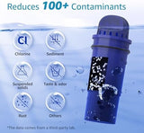 AQUA CREST Replacement for Pur® Pitcher Water Filter, CRF950Z, PPF951K, CR-1100C, PPT700W, CR-6000C, PPT711W, PPT711, PPT710W and More Pur® Pitchers and Dispensers, NSF Certified, AQK-CF10A (6 Packs)