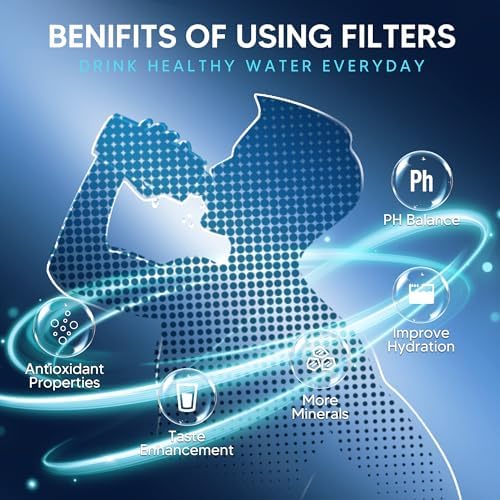 Upgraded Water Filter Replacement Fit for Zero Pitcher and Dispenser ZR-001 ZR-004 ZP-006 ZR-017, Six-Stage Filter System, Effectively Reducing Lead, Chromium, and Contaminants, 3 Packs, By BOGDA