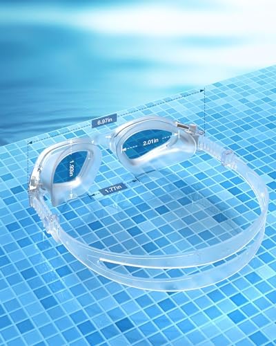 ZIONOR Swim Goggles, G1 SE Swimming Goggles Anti-Fog for Adult Men Women