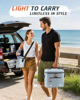 Soft-Sided Cooler Bag, 7/16/30 Can Portable Ice Chest Box, Waterproof, Leak-Proof, Insulated Cooler for Lunch, Beach, Drink, Beverage, Travel, Camping, Picnic
