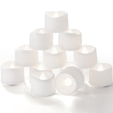 Homemory Timer Tea Lights Candles Battery Operated, 6H Timer Built-in, Auto On Daily, Flameless LED Tealight Votives for Table Centerpieces, Lantern, Holiday Decor, Cool White, No Remote, 24-Pack