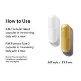 THORNE - Multi-Vitamin Elite - Daily Nutritional Supplement - AM Formula Supports Cellular Energy Production &PM Formula Supports Restful Sleep* - Gluten-Free, Dairy-Free - 180 Capsules - 30 Servings