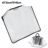 Oniissy Purse Poncho-Handbag Raincoat Poncho-Handbag Waterproof EVA Rain Protector,Lightweight Purse Rain Cover For Tote Bags Camping Travel Trip(Rectangular)