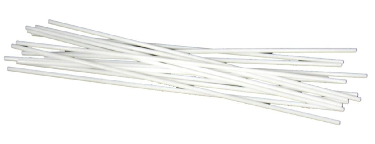 Extra Long 18" White Plastic Drinking Straws- Pack of 200