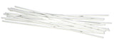 Extra Long 18" White Plastic Drinking Straws- Pack of 200