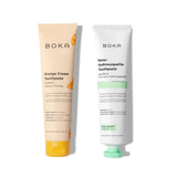 Boka Fluoride Free Toothpaste Nano Hydroxyapatite Toothpaste - Ela Mint, Orange Cream Flavor, 4 oz 2Pk US Manufactured